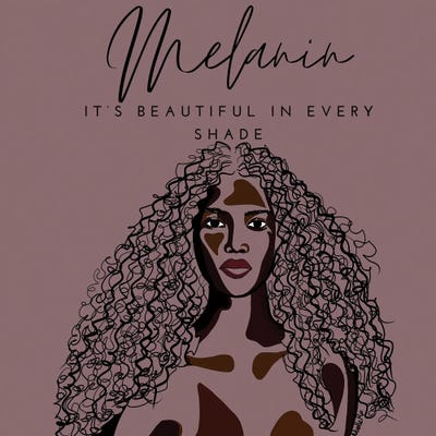 Melanin III by NoelleRx art print