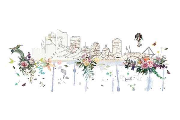 Cardiff Collage Skyline