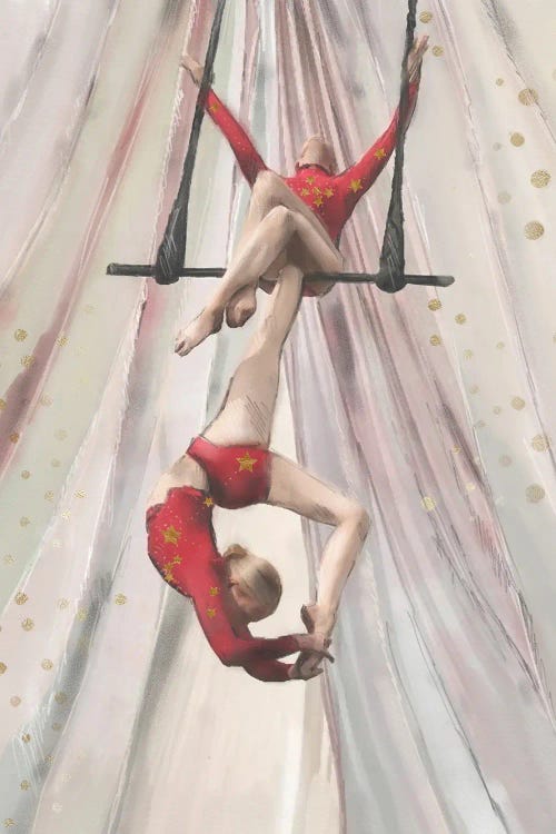 Ariel Girls On Swing, Harmony