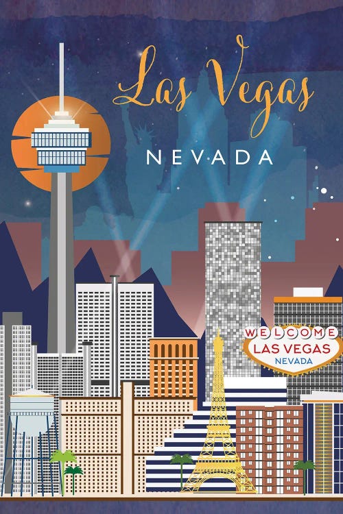 Las Vegas Travel Poster
