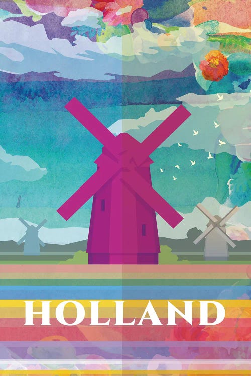 Holland Travel Poster