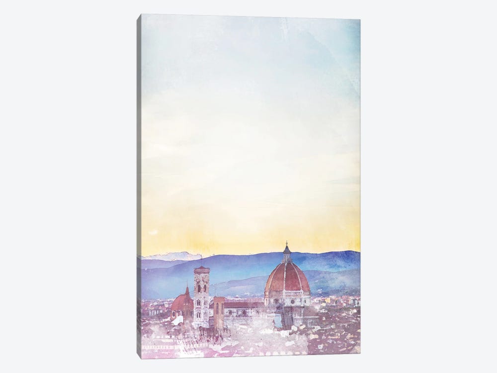 Florence Travel Poster by Natalie Ryan 1-piece Canvas Wall Art