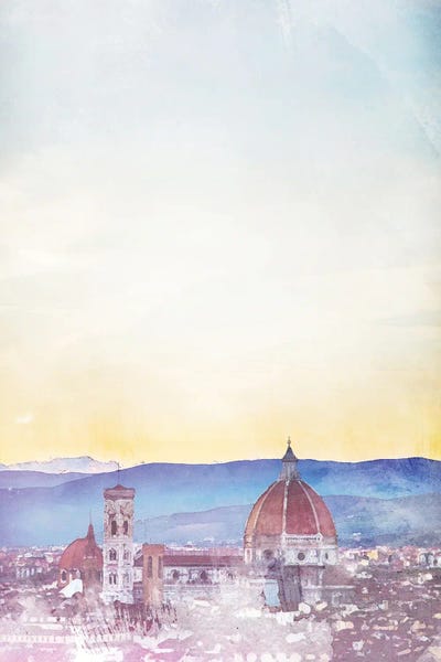 Natalie Ryan: Florence Travel Poster by Natalie Ryan