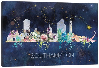 Southampton Skyline Canvas Art Print - Natalie Ryan
