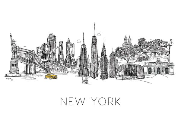 Natalie Ryan: New York Skyline by Natalie Ryan