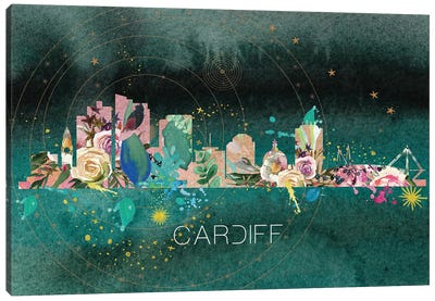 Cardiff Skyline Canvas Art Print