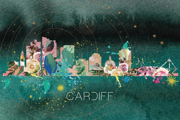 Wales: Cardiff Skyline by Natalie Ryan
