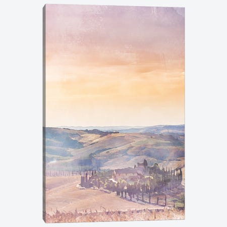 Tuscany Travel Poster Canvas Print #NRY59} by Natalie Ryan Canvas Art