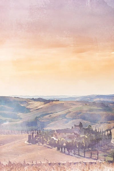 Natalie Ryan: Tuscany Travel Poster by Natalie Ryan
