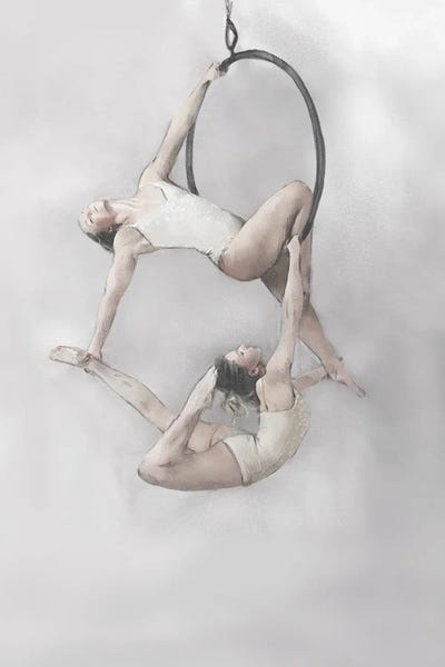 Natalie Ryan: Two Girls On A Hoop by Natalie Ryan