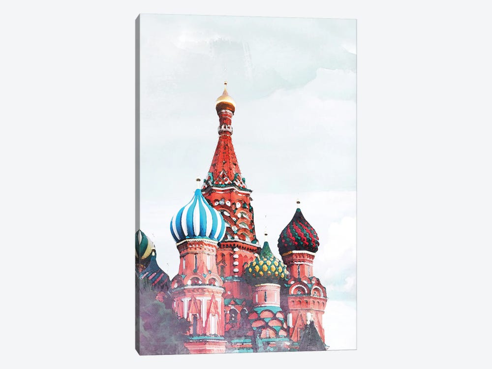 Russia Travel Poster by Natalie Ryan 1-piece Art Print