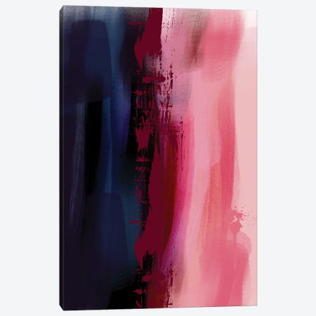 Blue And Pink Abstract Canvas Print #NRY79} by Natalie Ryan Canvas Artwork