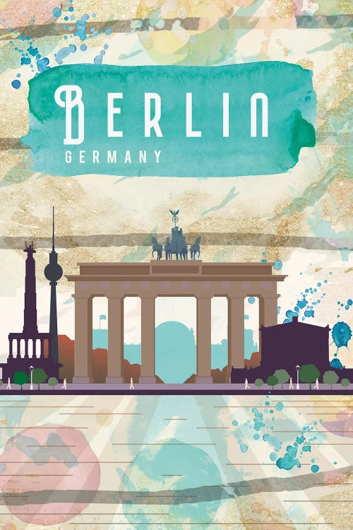 Berlin Travel Poster