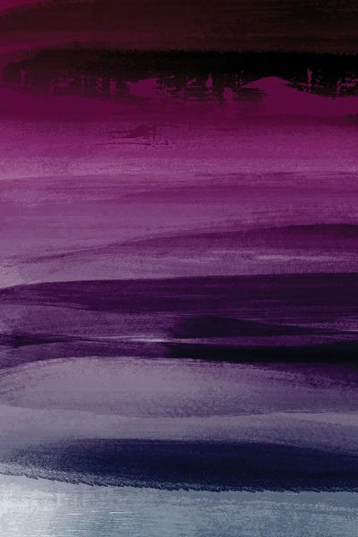 Purple Abstract by Natalie Ryan framed canvas print