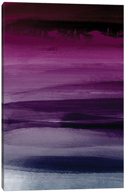 Purple Abstract Canvas Art Print - Natalie Ryan