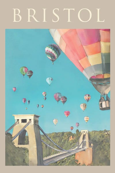 Natalie Ryan: Bristol Travel Poster by Natalie Ryan