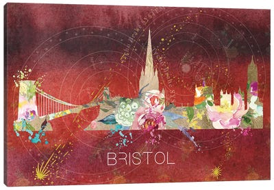 Bristol Skyline Canvas Art Print