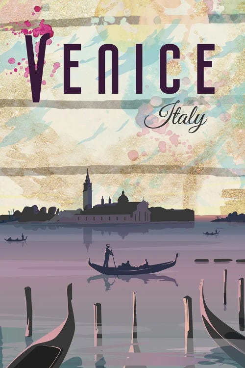 Venice Travel Poster