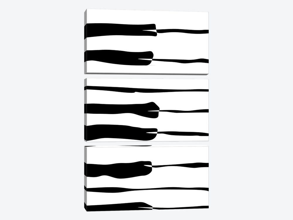 Piano Keys by Nisse Corona 3-piece Art Print