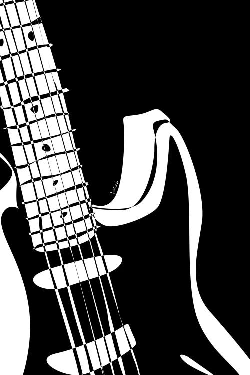 black electric guitar clip art