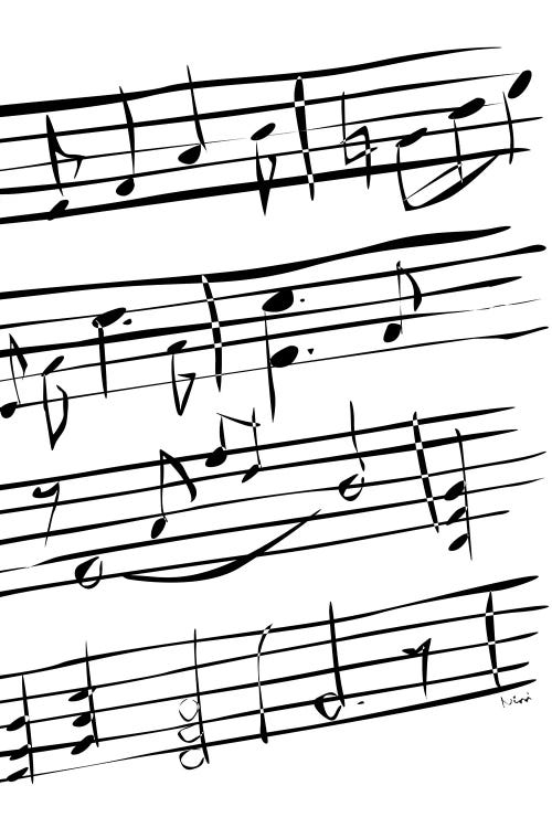 Music Notes by Nisse Corona wall art