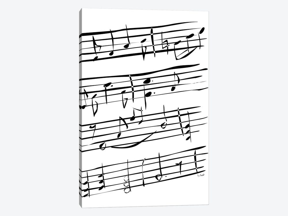 Music Notes by Nisse Corona 1-piece Art Print