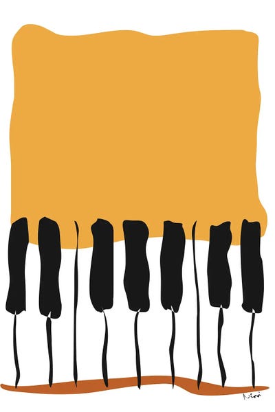 Piano Tenne by Nisse Corona art print