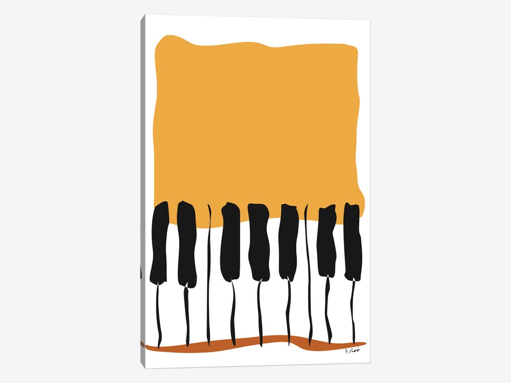 Piano Tenne by Nisse Corona 1-piece Canvas Print