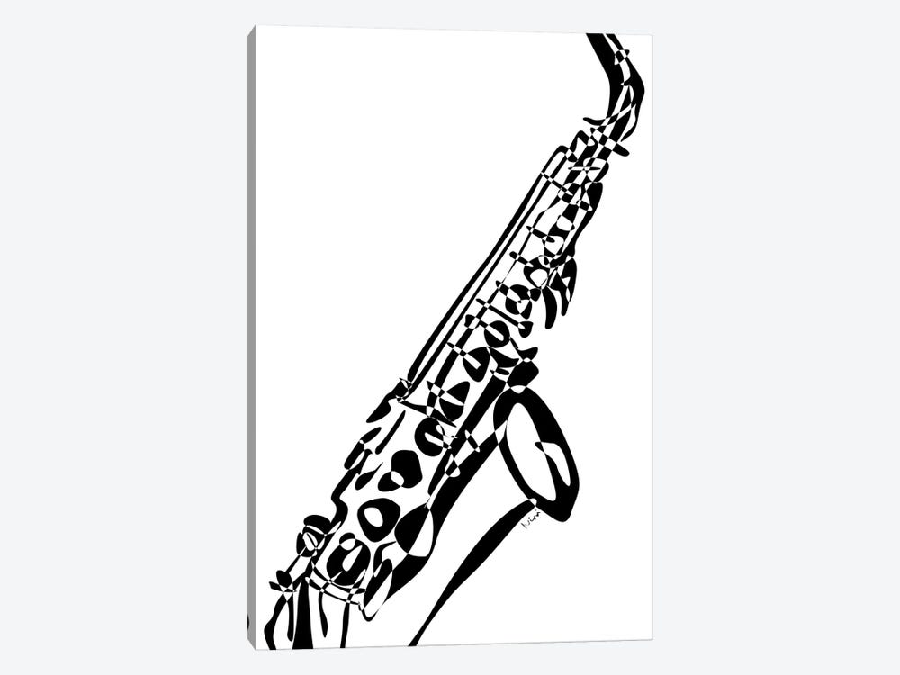 Saxophone by Nisse Corona 1-piece Canvas Art Print
