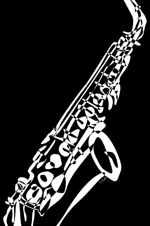 Saxophone Black