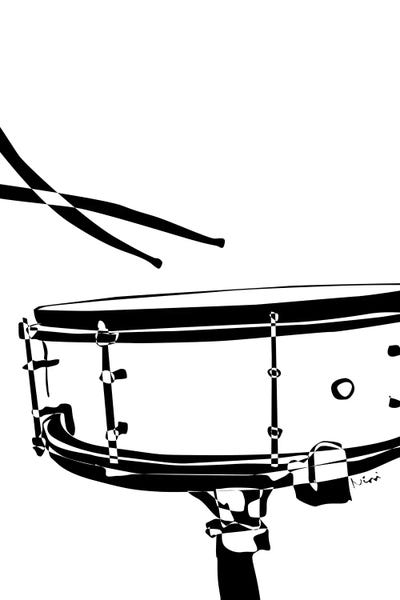 Drums: Drum Snare White by Nisse Corona