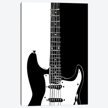 Stratocaster Guitar Canvas Print #NSC48} by Nisse Corona Canvas Art