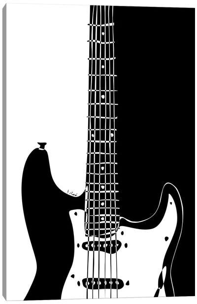 Stratocaster Guitar Canvas Art Print - Nisse Corona