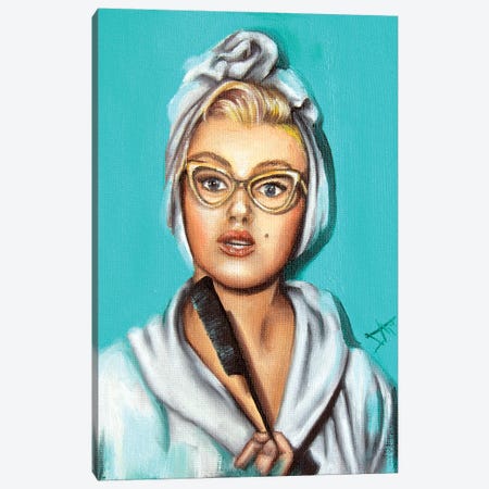 Marilyn Canvas Print #NSD10} by Salma Nasreldin Canvas Artwork