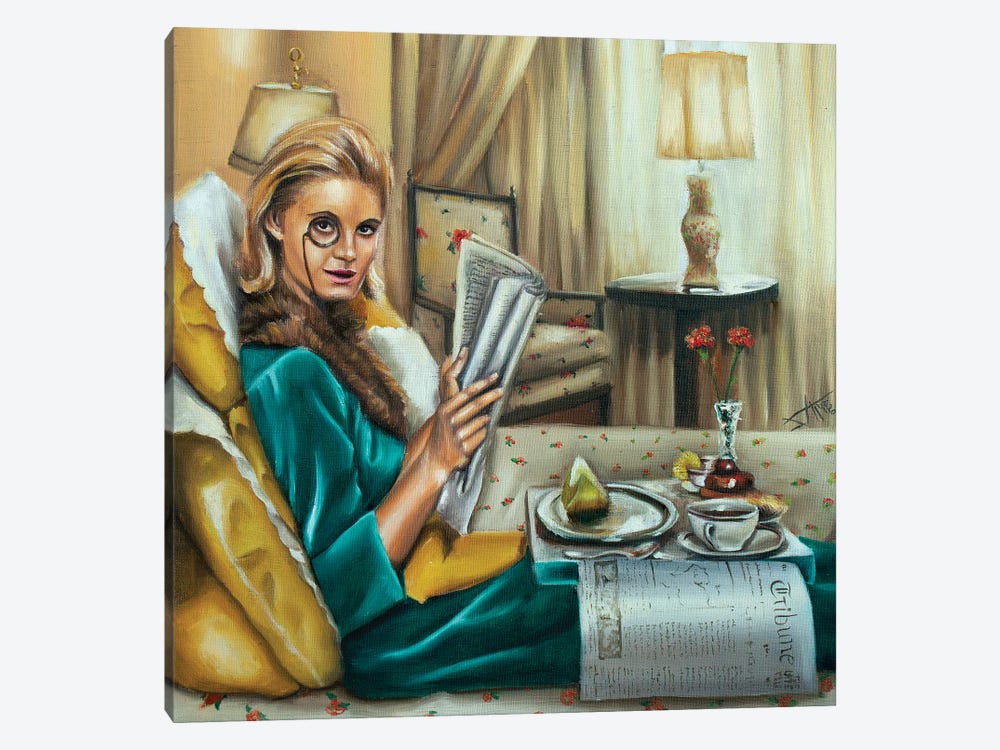 Breakfast In Bed by Salma Nasreldin 1-piece Canvas Art Print