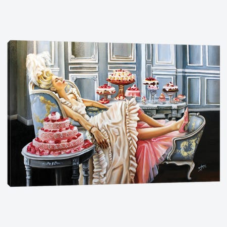 Marie Antoinette (2020 A) Canvas Print #NSD30} by Salma Nasreldin Canvas Artwork