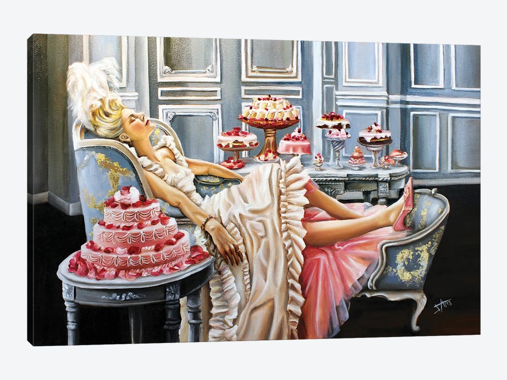 Marie Antoinette (2020 A) by Salma Nasreldin 1-piece Canvas Art Print