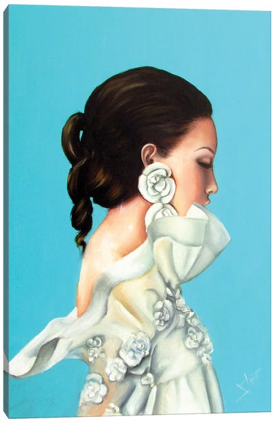 Spring Queen Canvas Art Print - Salma Nasreldin