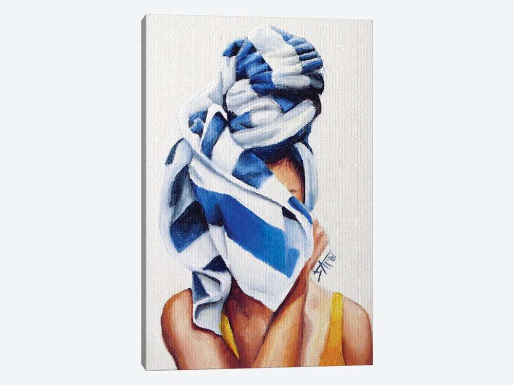 Wrap It Up by Salma Nasreldin 1-piece Canvas Wall Art