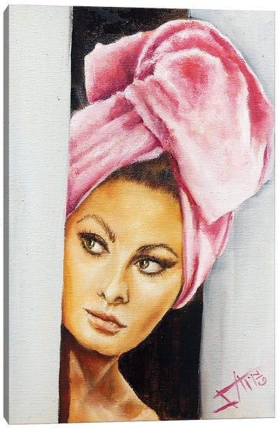 Sofia II Canvas Art Print - Sophia Loren