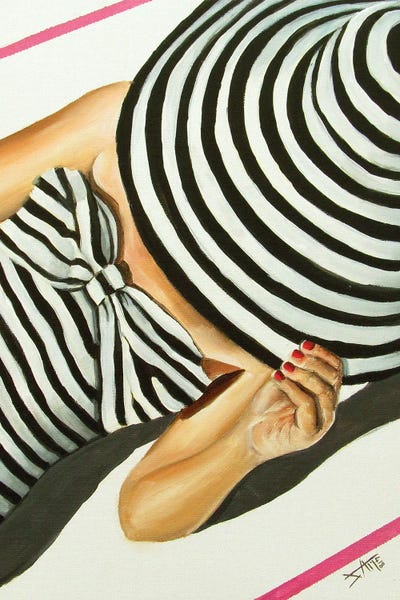 Beach Lover: Tan Line /Stripes by Salma Nasreldin
