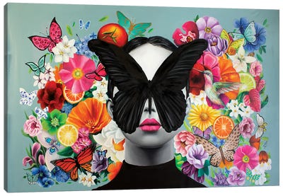 Bloom Canvas Art Print - Monarch Butterflies