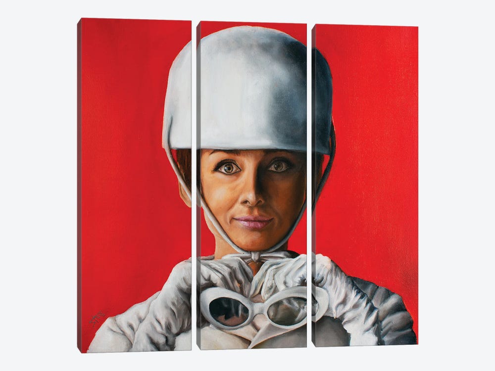Audrey II by Salma Nasreldin 3-piece Canvas Print