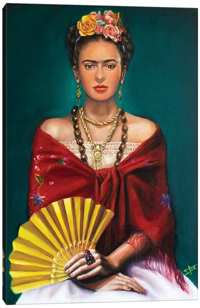 Frida Canvas Art Print - Frida Kahlo