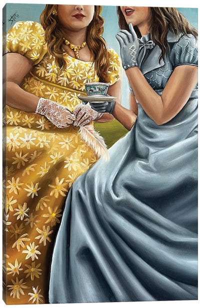 Spill The Tea Canvas Art Print - Salma Nasreldin