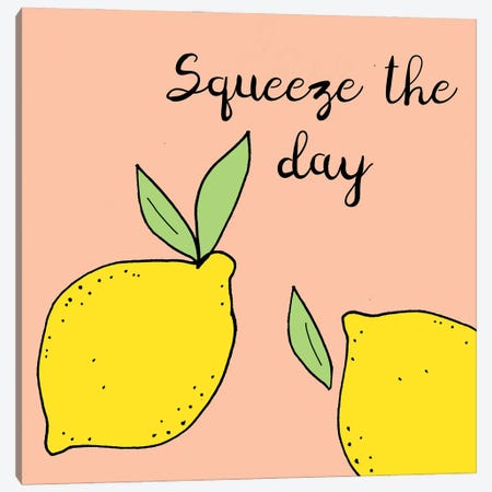 Lemon Squeeze I Canvas Print #NSI1} by Natalie Sizemore Canvas Artwork