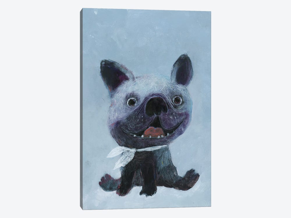 Happy Dog by Natalia Shaloshvili 1-piece Canvas Artwork