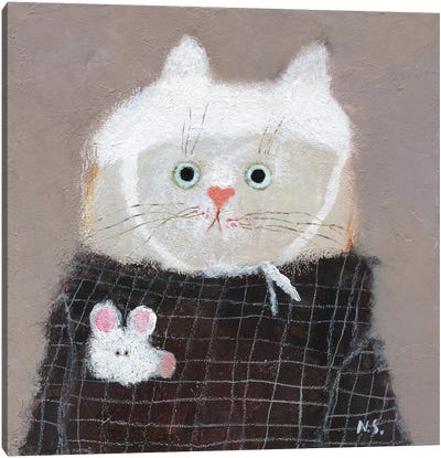 Cute And Fancy Canvas Art Print - Rodent Art