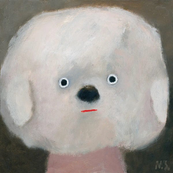 Canvas Print: Dog by Natalia Shaloshvili