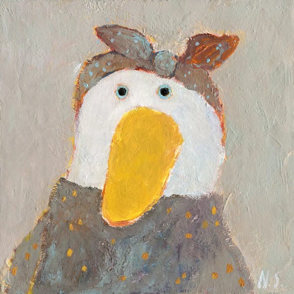 Canvas Print: Duck by Natalia Shaloshvili